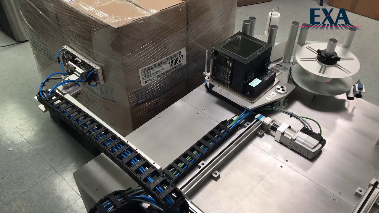 EX3500 - Two sides pallet labeler