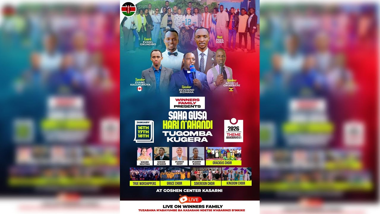 LIVE🔴 IGITERANE CYA WINNERS MINISTRY NAIROBI WITH RV BIZIMANA DAY3