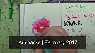 February 2017 Artsnacks | Speed Paint with commentary