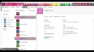 Create a Contact List in Outlook Web App