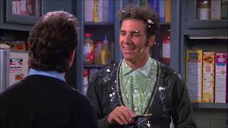 Kramer Tries to Open Chips | Seinfeld