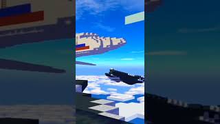 Russian AirForce In Minecraft #russia #shorts