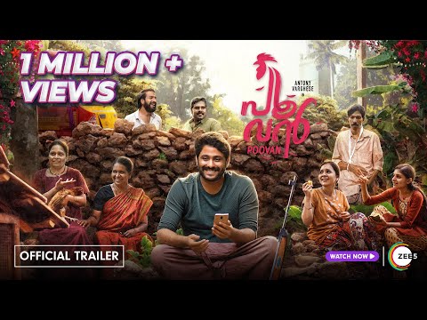 Poovan (Malayalam) | ZEE5 Official Trailer | Antony Varghese | Midhun Mukundan | Premieres 24th Mar