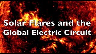 Solar Flares and the Global Electric Circuit