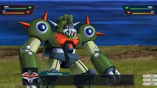 Super Robot Wars Y - Wolf G1-40 Beta Attacks