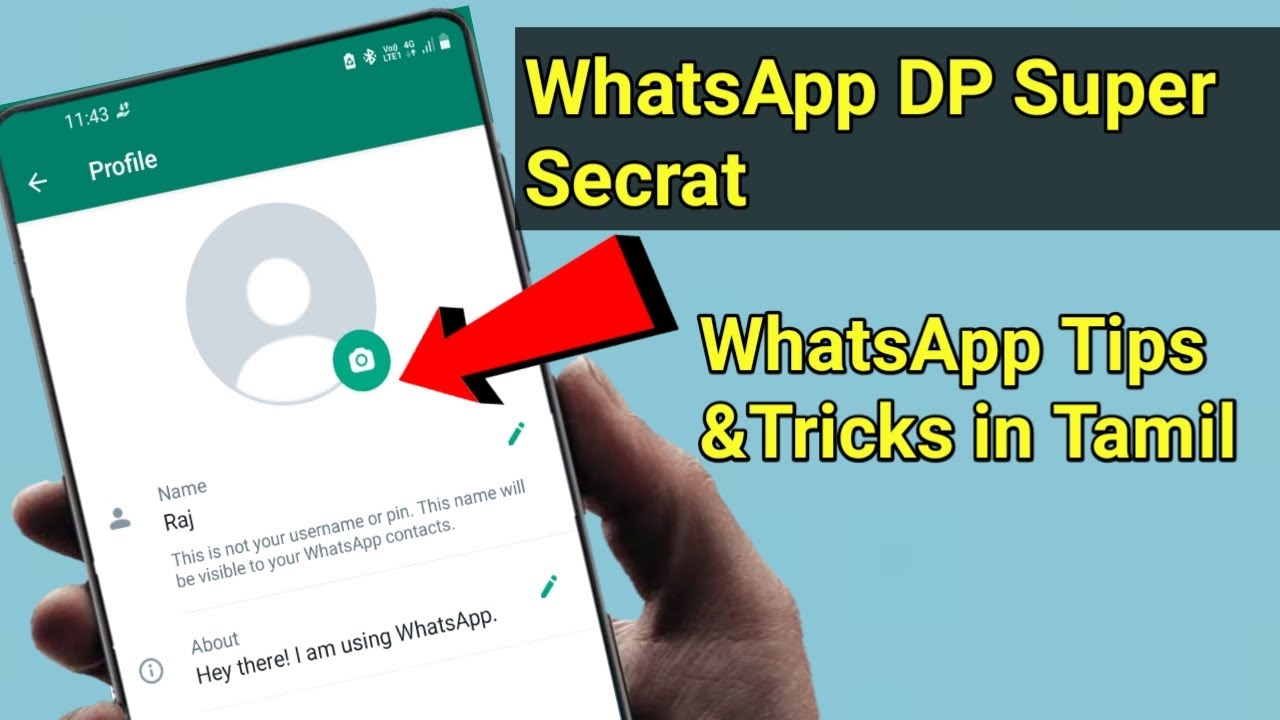 WhatsApp DP Super Secrat WhatsApp Tips &Tricks in Tamil - YouTube