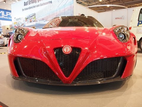 Alfa Romeo 4c Pogea Turbo 313 Ps Exterior Walkaround Youtube