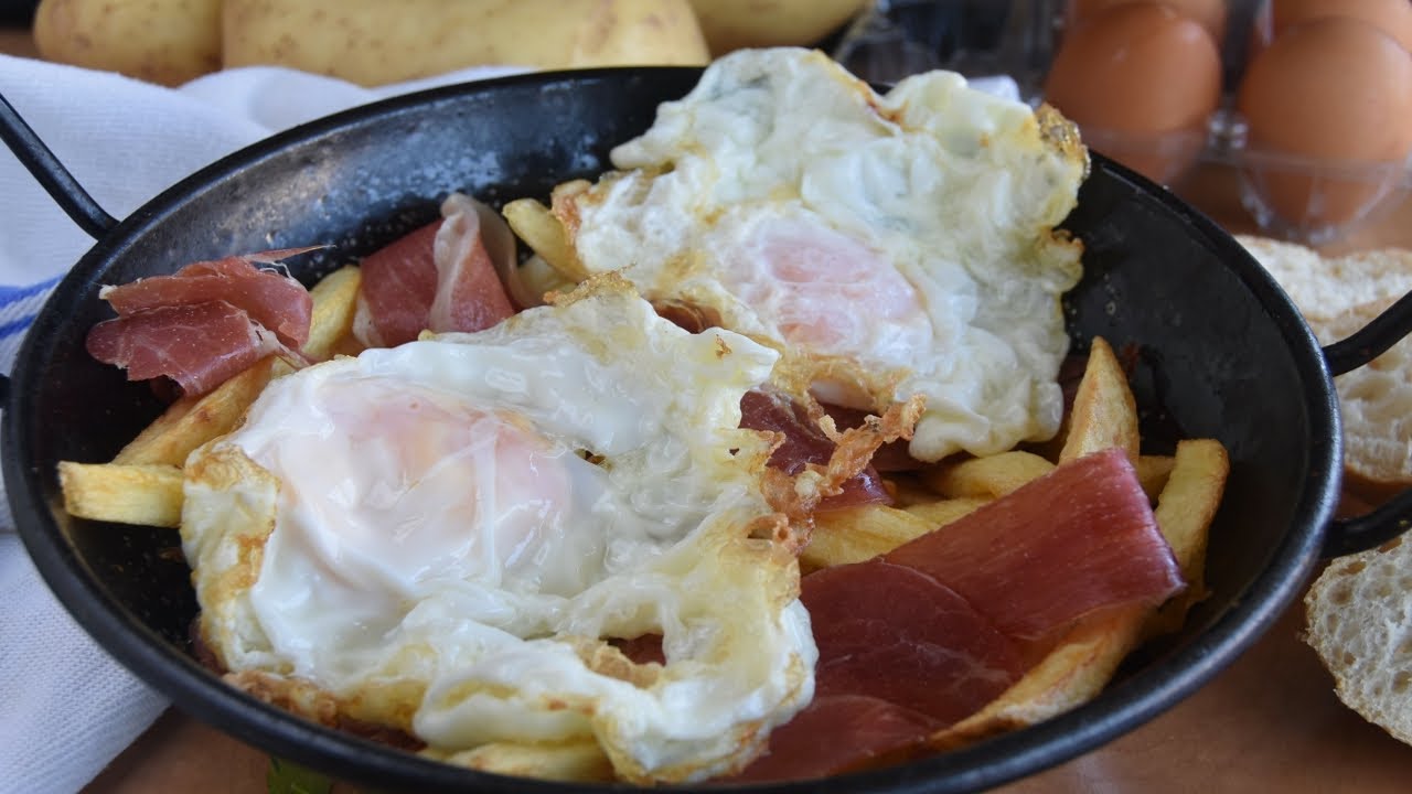 👌 Huevos rotos con jamón ¿TE APETECEN?