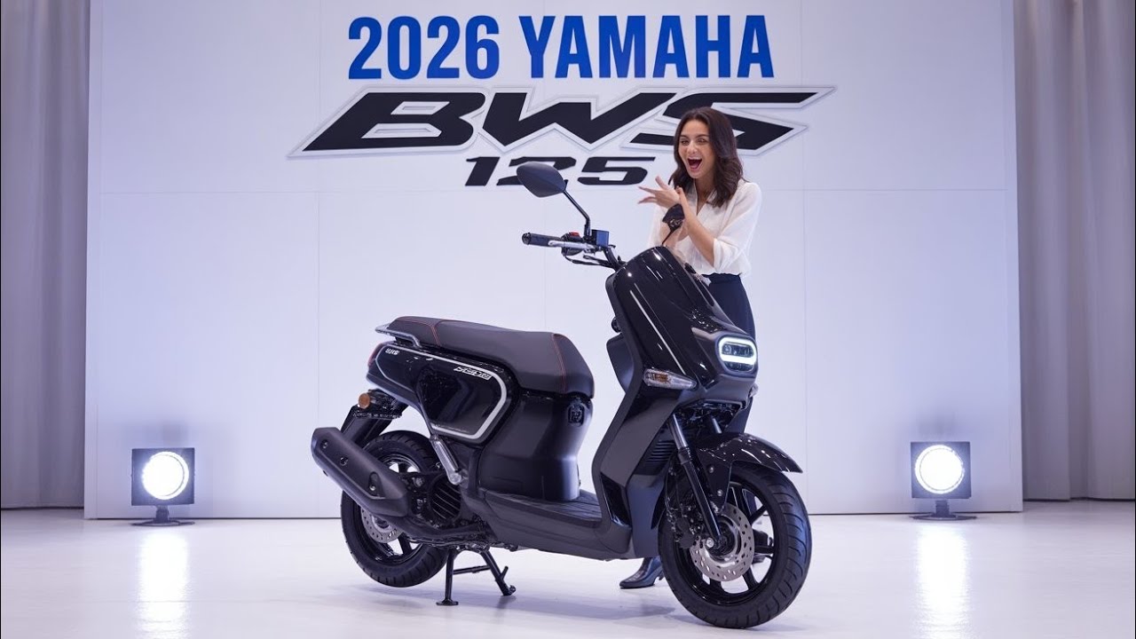 Yamaha BWS 125 2026 года вернулась! Этот скутер выглядит как миниатюрный зверь класса ADV 😱