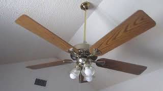 Hunter Pavilion ceiling fan in my sisters room (that replaced the Seagull Lighting fan)