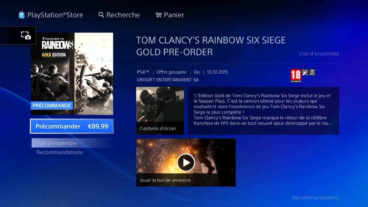 rainbow six siege price ps4 store