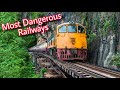 Top 10 The Most Dangerous Railway Tracks In The World / Dangerous Trains