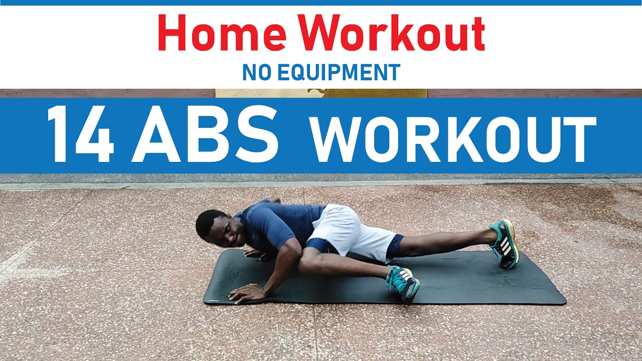 14 ABS WORKOUTS VARIATIONS, HIIT WORKOUTS, CORE, CRUNCHES, BURN HOME ...