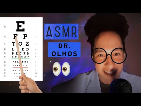 ASMR limpando seus olhos - Sons para você relaxar e descansar.