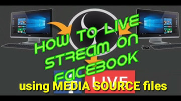 Facebook live streaming tutorial 2022 |  Facebook live video stream pc using media source file
