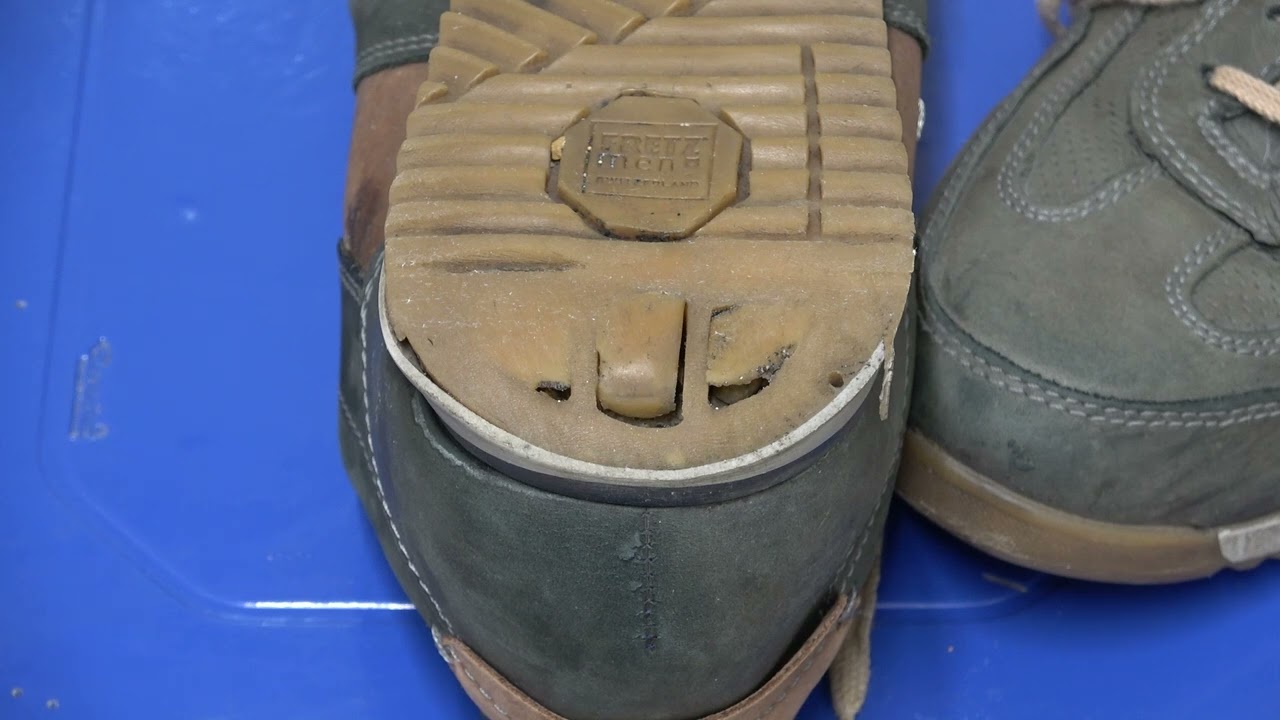 FRETZ Men Schuhe die Holräume in den Sohlen haben