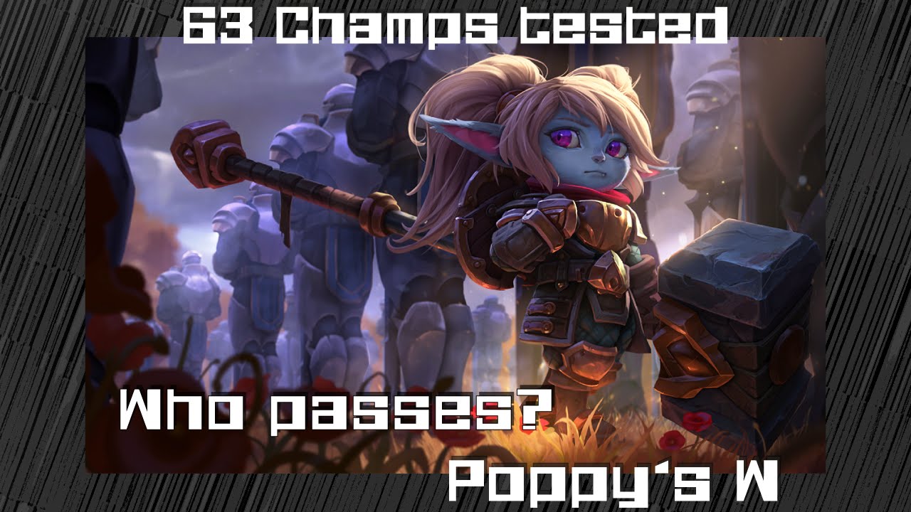 Who passes? Poppy's W [Steadfast Presence] - YouTube