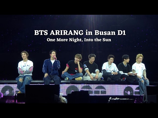 BTS ARIRANG Busan ランヤード 260612 One More Night, Into the Sun — BTS ARIRANG World Tour in