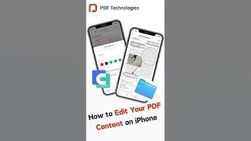 How to Edit PDF Files on Your iPhone – Easy & Fast! #pdf #microsoft #how #howto#shorts #iphone