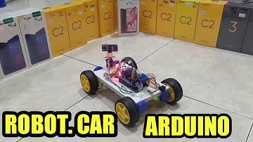 Cara membuat robot car arduino ultrasonic sensor (L293D/HC-SR04)