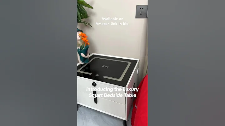 Itni Smart Bedside Table Pehli Baar Dekhi! Wireless Charging+ Fingerprint Lock! #HomeEssentials #Bed