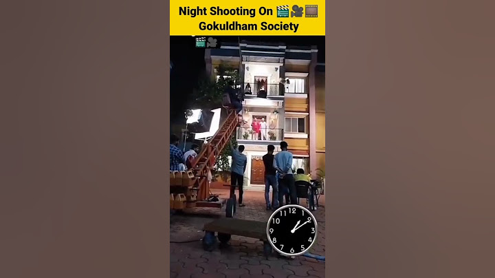 BTS Scene Of Gokuldham Society Night Shooting 🎥🎞️🎬 | #shorts #tmkoc