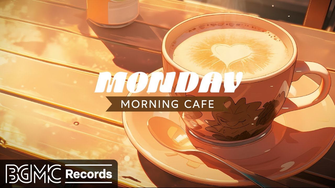 MONDAY MORNING JAZZ: Jazz Relaxing Music with Coffee Shop Ambience - Instrumental Music 4K LIVE