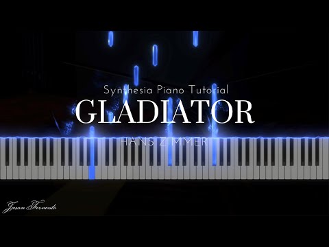 Now We Are Free Honor Him - Gladiator Soundtrack Hans Zimmer | Synthesia Piano Tutorial