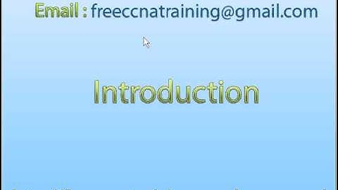 Free CCNA Training : 1-Introduction ( CCNA urdu) (freeccnatraining.wordpresss.com)