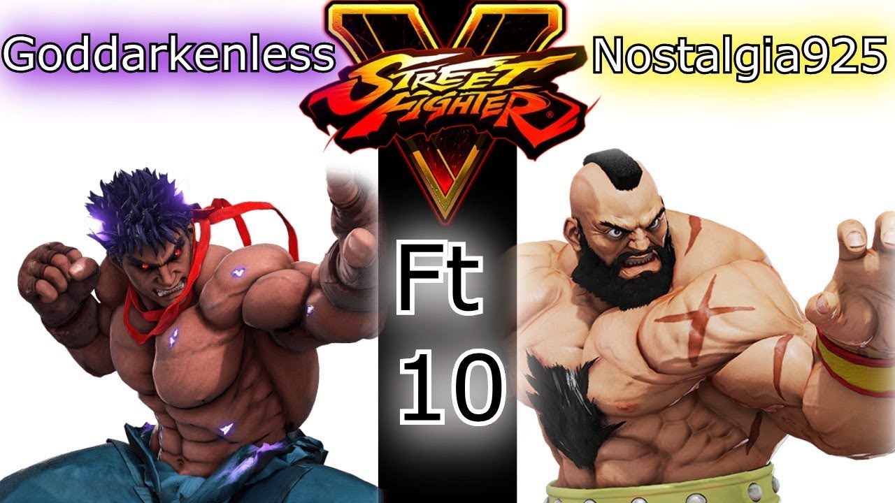 Street Fighter V Season 5 Goddarkenless (Kage) vs Nostalgia925 (Zangief) Ft10