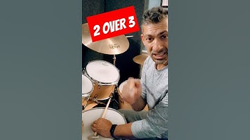 Explaining the 2 over 3 polyrhythm. #shorts