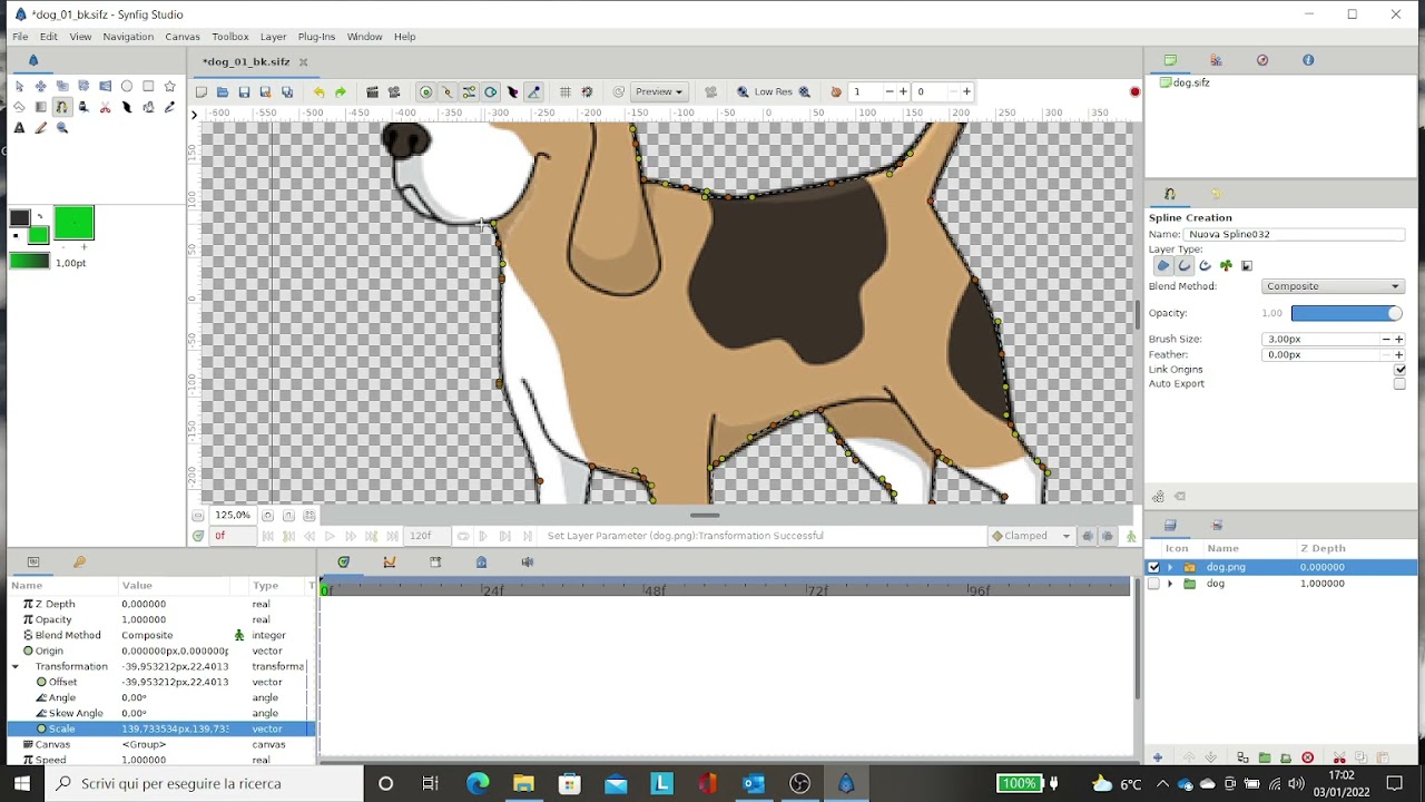Synfig Studio tutorial - 03