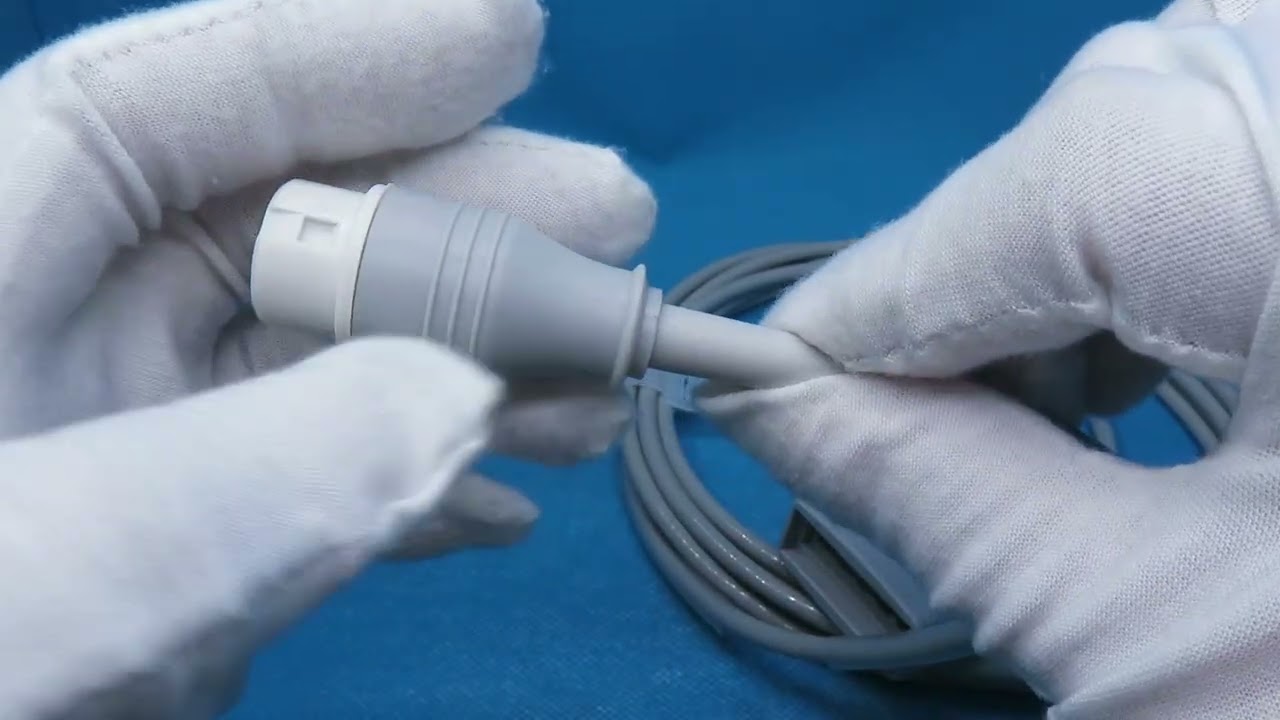 XDX 10065C compatible Philips ECG trunk cable, 5 leads AHA color original p/n M1668A