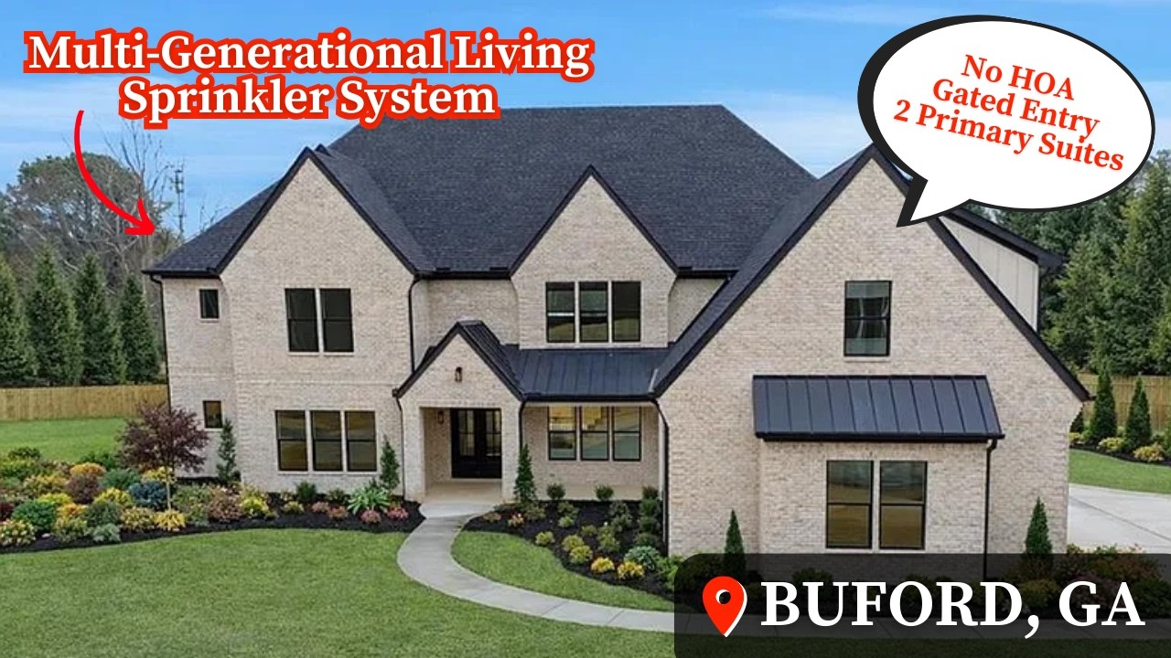 Жизнь в Буфорде, Джорджия | 2 спальни с отдельными ванными комнатами | Резиденция с 7 ванными ком...