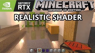Minecraft Windows 10 - Realistic RealSource RTX Shader Texture Pack (Ray Tracing) Minecraft Bedrock