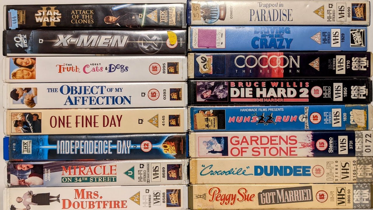 Subscriber Request - 20th Century Fox Ex-rental VHS Tape Collection 🎬🎥📼📺