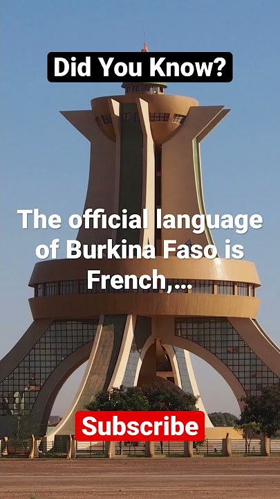 Burkina Faso’s language… #shorts