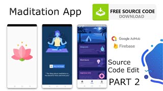 Meditation Music App Source Code Tutorial | Source Code Tutorial | PART 2 screenshot 2