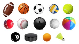 Learn Types Of Balls In English Types Of Sports Balls Ball Names In English For Everyone Youtube
