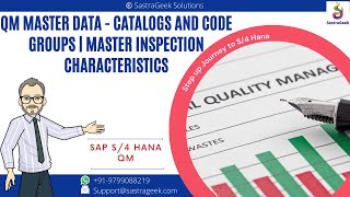 QM Master Data   Catalogs and code groups   Master inspection characteristics || SAP QM