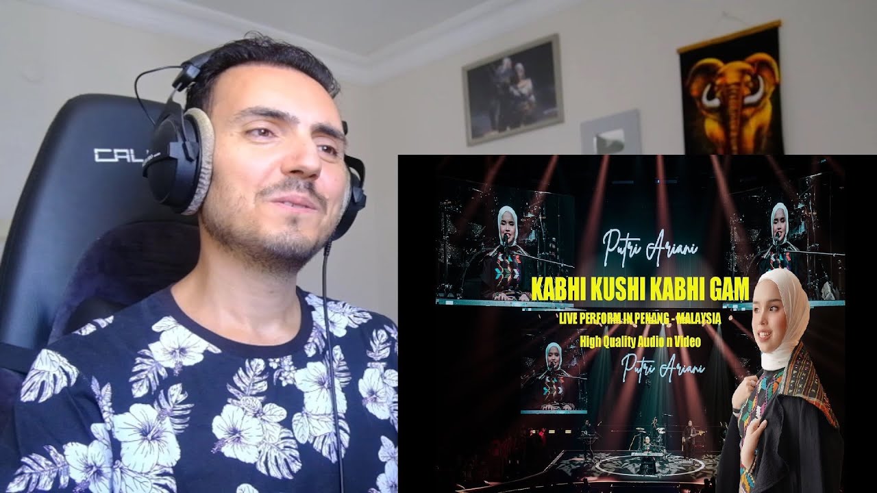 Putri Ariani - Kabhi Khushi Kabhie Gham (LIVE Perform) Reaction