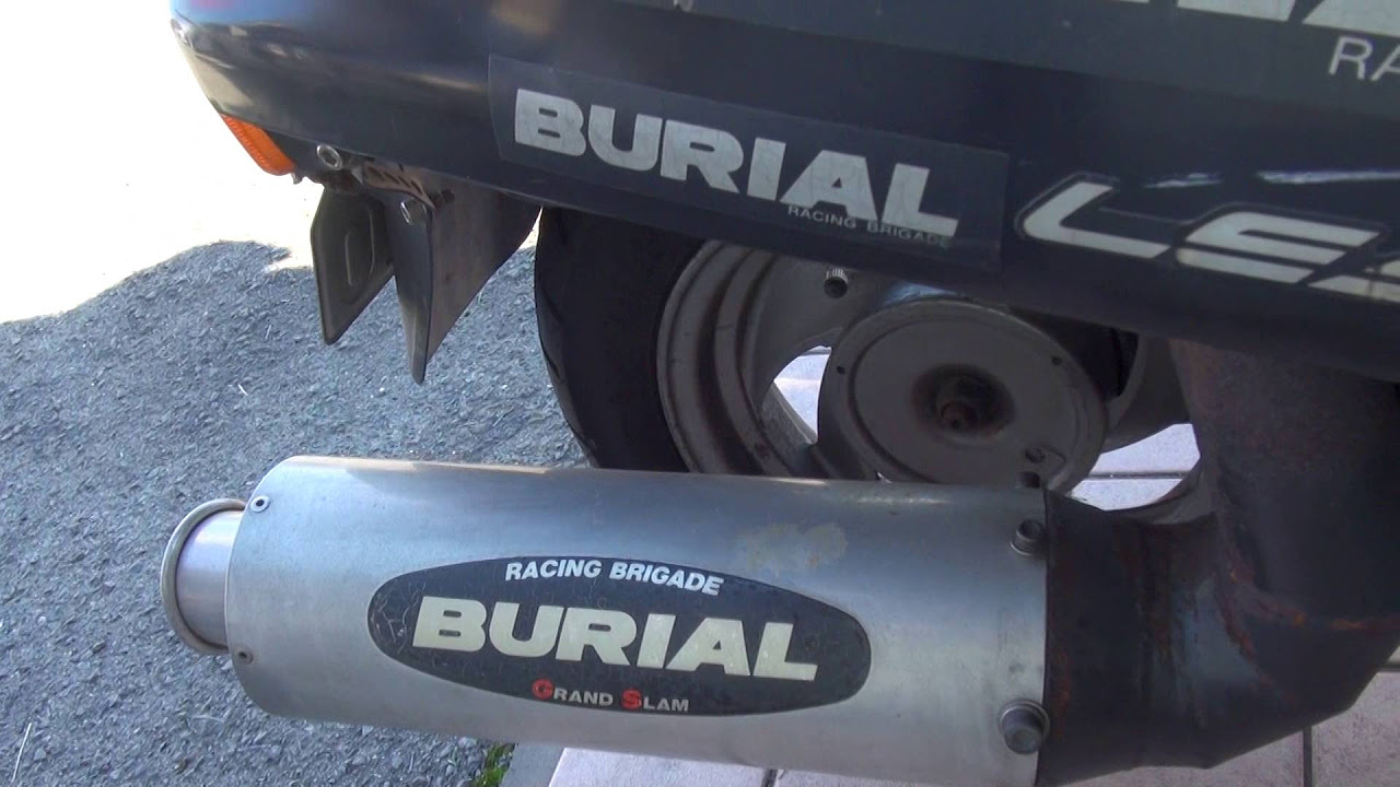 BURIAL RACING BRIGADEチャンバーサウンドを聞け HONDA LEAD90