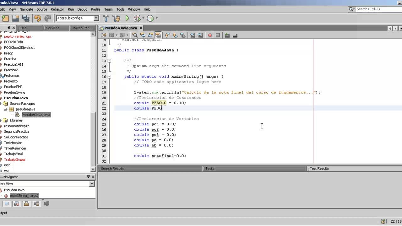 Mi Primer Programa con Java - YouTube