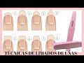 💅 DIFERENTES TIPOS DE LIMADOS DE UÑAS 🎀 sandranewlook