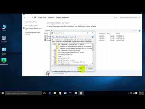 Windows 10 - How to Enable NET Framework 2.0 And 3.5 in Windows 10
