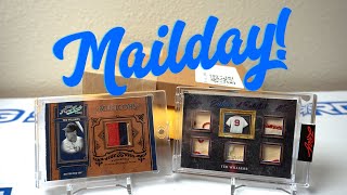 Mailday! RARE Old Timer Patch Relics + 2021 Topps Update BLACK GOLD - BLACK #/299 PSA 10!