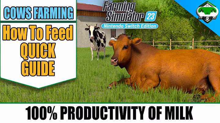 Feed Cows Get 100% Productivity FS23 Mobile | Nintendo switch