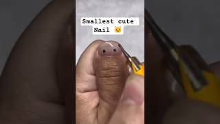 Smallest Cute Nail 🐱#nailart #nails #trending #viral #shorts #ytshorts #cute