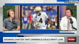 Growing chatter that Cardinals could draft Jeremiyah Love Arizona Cardinals Jeremiyah Love Listed As Rb2 On Initial Depth Chart