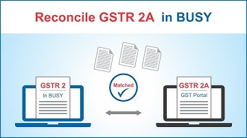 GSTR-2A Reconciliation in BUSY (OLD) - Hindi